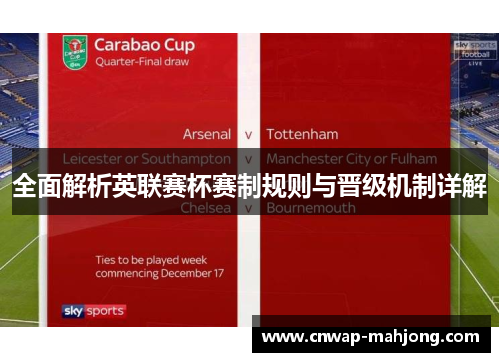 全面解析英联赛杯赛制规则与晋级机制详解