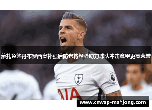 蒙扎免签丹布罗西奥补强后防老将经验助力球队冲击意甲更高荣誉